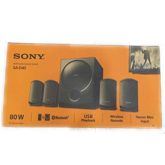 Sony SA-D40 4.1 Channel Bluetooth Multimedia Speaker System