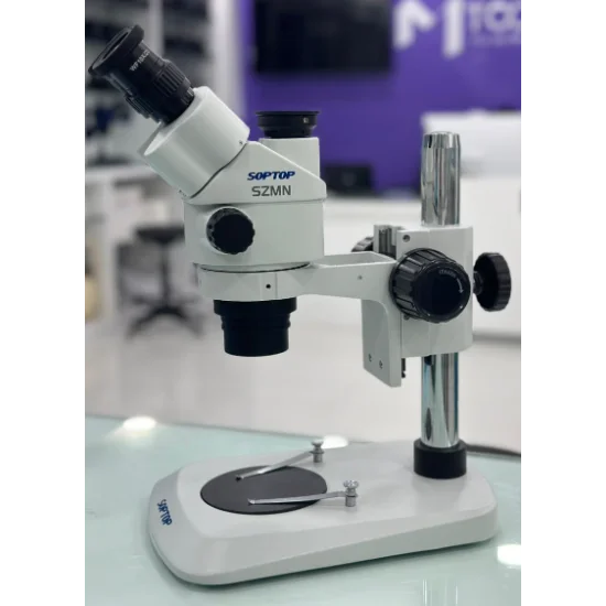 Soptop Microscope Soptop Szmn 0 Microscope Trinocular Price India