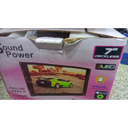 Sound Power 7 Inch Deckless Full Touch Screen with Mirror Link,Bluetooth, HD Video, FM, USB Audio Video Car System