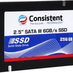 Consistent 256GB 2.5 Inch SATA-III Laptop Internal Solid State Drive SSD