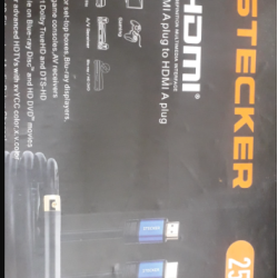 Stecker HDMI 25M Full HD Premium Quality Gold Plated High Speed HDMI Cable