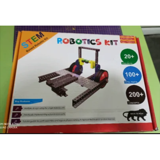 STEM based Robotics Kit 20+ Projects 100+ Parts 200+ Concepts School/College/Students/Kids Educational Toys Learning Robotic Kit