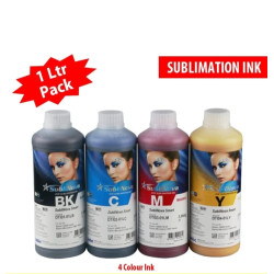 SubliNova Inktec 1L Bottle 4 Color Original Smart Inkjet Dye Sublimation Ink