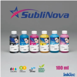 SubliNova Inktec 100ML Per Bottle 6 Color Original Smart Inkjet Dye Sublimation Ink