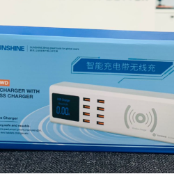 SUNSHINE SS-309WD USB Charger 8 Port Multi Quick Charge Mobile Phone Chargers Adapter For iphone tablet Fast Charging Station SUNSHINE SS-309WD USB Charger 8 Port Multi Quick Charge Mobile Phone Chargers Adapter For iphone tablet Fast Charging Station