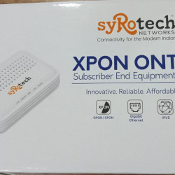 Syrotech XPON (EPON + GPON) ONT ONT SY-GPON-1000R Modem Fiber Broadband EPON 1GE ONU Router Syrotech XPON (EPON + GPON) ONT ONT SY-GPON-1000R Modem Fiber Broadband EPON 1GE ONU Router