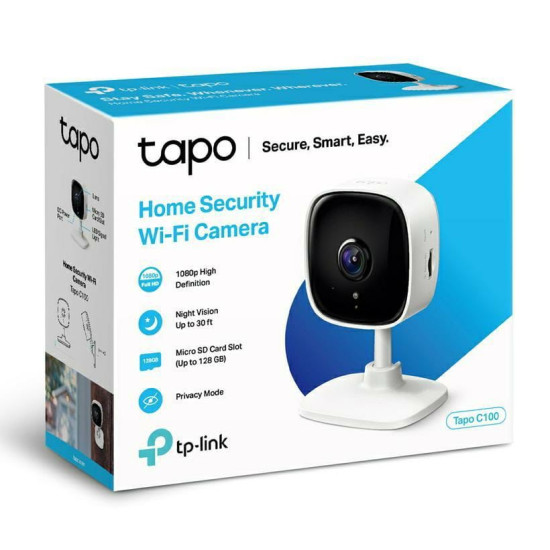 TP-Link Tapo C100 1080P Full HD Home Security with Alexa & Google Assistant Support Wi-Fi Camera