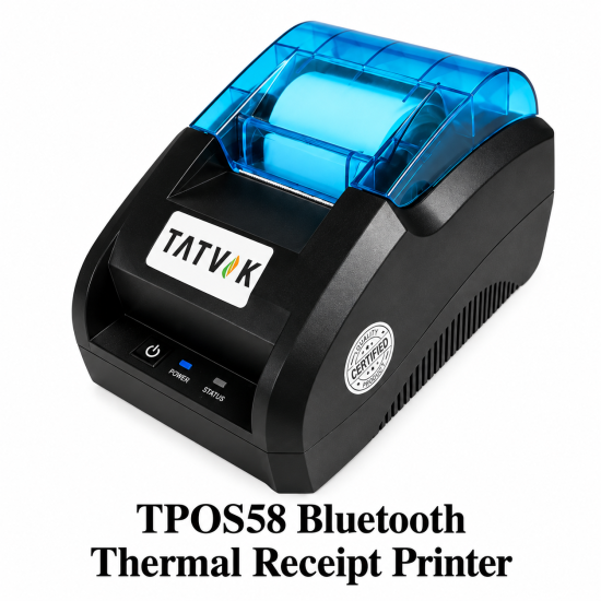 Tatvik TPOS58 Bluetooth Thermal Receipt Printer Tatvik TPOS58 Bluetooth Thermal Receipt Printer