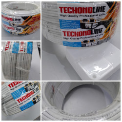 Techonoline Coaxial Pure Copper 90 Meter Box 3 1 Camera CCTV Cable Techonoline Coaxial Pure Copper 90 Meter Box 3 1 Camera CCTV Cable