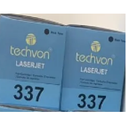 Techvon 337 Compatible Canon Toner Cartridge Black Laser Printer Toner