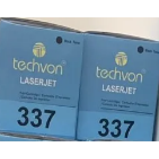 Techvon 337 Compatible Canon Toner Cartridge Black Laser Printer Toner