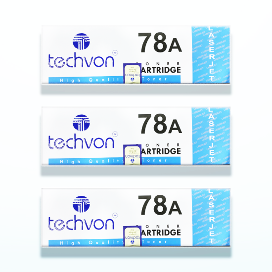 Techvon 78A Compatible HP CE278A P1566, P1606DN, P1560, P1606, M1536dnf MFP Printers Laser Toner Cartridge