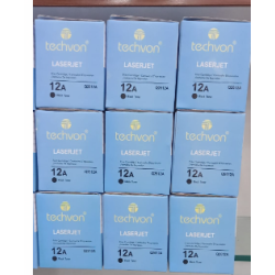 Techvon 12A Compatible HP 2612A/ 303 Replaces Canon 303 /703/FX-9 / FX-10 Laser Toner Cartridge