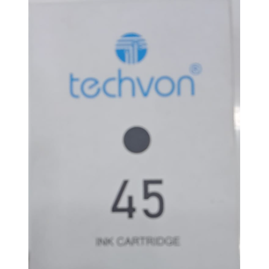 HP 45 Black Ink Techvon Compatible Cartridge