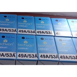 Techvon HP 49A 53A Compatible  (Q5949A) Black Laser Printer Toner Cartridge Techvon HP 49A 53A Compatible  (Q5949A) Black Laser Printer Toner Cartridge