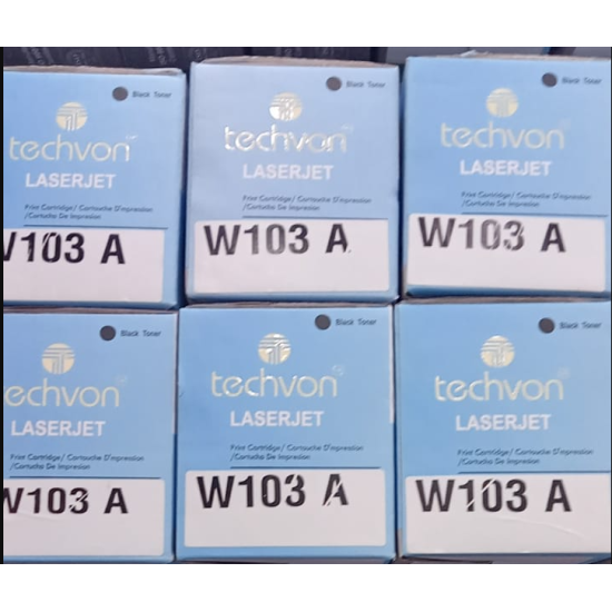 Techvon HP 103a / W1103 Compatible Neverstop Laser Toner Reload Kit Cartridge