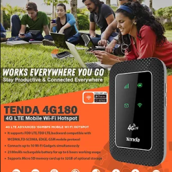 TENDA 4G180 4G Portable LTE-Advanced Pocket Mobile Wi-Fi Router TENDA 4G180 4G Portable LTE-Advanced Pocket Mobile Wi-Fi Router