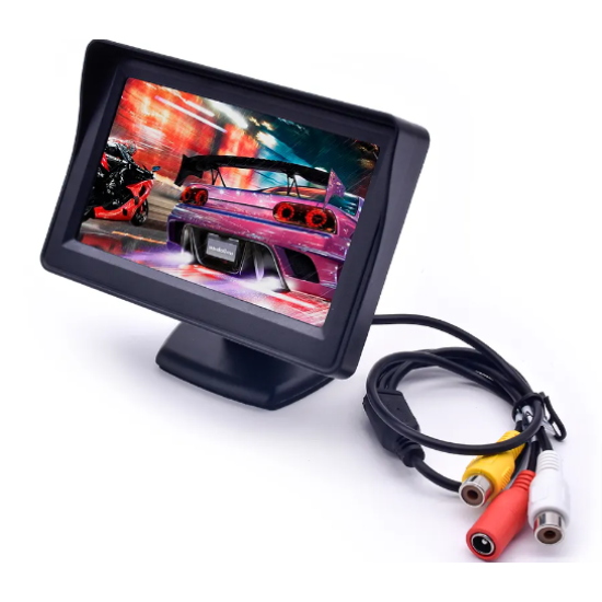 Car Monitor 4.3 Inch TFT LCD Color Parking Display Screen Rear View Screen Desktop monitor