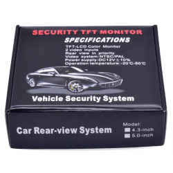 Car Monitor 4.3 Inch TFT LCD Color Parking Display Screen Rear View Screen Desktop monitor