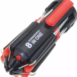 Torch screwdriver 8 in 1 multi function Combination Screwdriver Set Combination Screwdriver Set