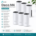 Tp-Link Deco M4 AC1200 Dual Band Wi-Fi Mesh Router
