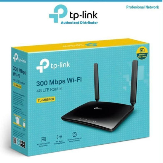 TP-Link TL-MR6400 300Mbps Wireless N 4G LTE Router