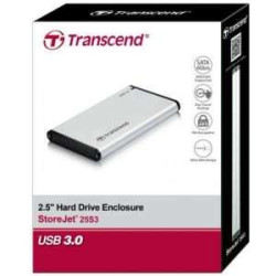 Transcend 2.5" Casing SATA HDD USB 3.0 Casing for Laptop HardDisk