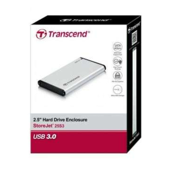 Transcend 2.5" Casing SATA HDD USB 3.0 Casing for Laptop HardDisk