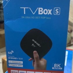 TV98 Set Top Box 8K Ultra HD 2GB Ram 16GB ROM WiFi 5G AndroidTV 13 TV Box