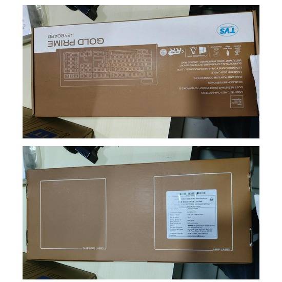 TVS-e Gold Prime Wired Dust Resistant Mechanical USB Keyboard TVS-e Gold Prime Wired Dust Resistant Mechanical USB Keyboard