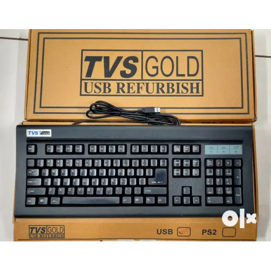 TVS-e Gold Bharat Wired Mechanica Refurbished|Used|Old USB Keyboard