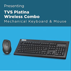 TVS Platina Wireless Keyboard + Mouse Mechanical Combo TVS Platina Wireless Keyboard + Mouse Mechanical Combo
