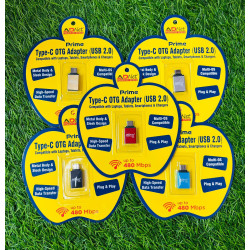 AdNet Type C OTG Connector Type C Male to USB Female OTG Adapter