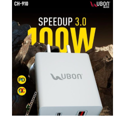 Ubon CH-910 100W Speedup 3.0 IOS And Android Devices Fast Charger Ubon CH-910 100W Speedup 3.0 IOS And Android Devices Fast Charger