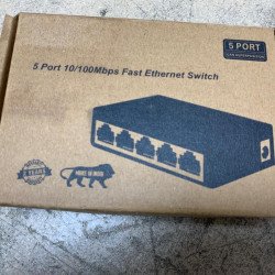 UQAZO 5 Port 10/100Mbps Fast Ethernet Desktop LAN Network Switch