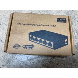 UQAZO 5 Port 10/100Mbps Fast Ethernet Desktop LAN Network Switch