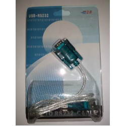 USB to DB-9 Serial Port RS-232 Adapter 9-Pin Male Converter Cable