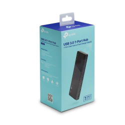 TP-Link UH700 7 Ports Data Smart Charging USB 3.0 Ports Compatible with Windows, Mac OS X and Linux Systems, 5V/1.5A Power Output Powered USB Hub TP-Link UH700 7 Ports Data Smart Charging USB 3.0 Ports Compatible with Windows, Mac OS X and Linux Systems, 5V/1.5A Power Output Powered USB Hub