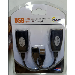 USB RJ45 Extender Over Cat5/Cat5e /Cat6 Network Cable Extension Cable Connector Adapter LAN Extender