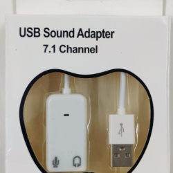 USB to Audio & Mic Cable - 7.1 Channel Virtual with Mic Apple Sound Card Audio Adapter USB to Audio & Mic Cable - 7.1 Channel Virtual with Mic Apple Sound Card Audio Adapter