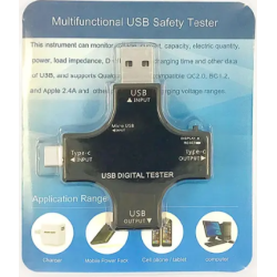 USB Tester Charge Indicator Type C 12 in 1 USB Tester - Multifunction PD Type-C USB Amp Detector Digital Meter USB Tester Charge Indicator Type C 12 in 1 USB Tester - Multifunction PD Type-C USB Amp Detector Digital Meter