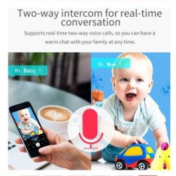 V380 Pro HD Smart WiFi Wireless IP CCTV 2 way Intercom 360 Rotate Security Camera