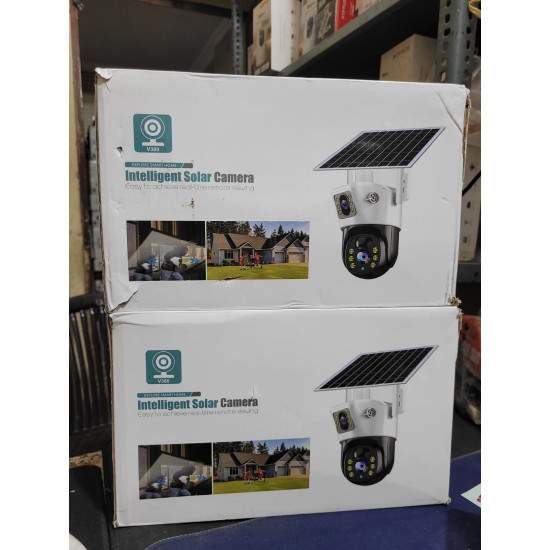 V380 Intelligent Solar Camera Built in Battery SIM-enabled Wireless Solar Smart Security Camera