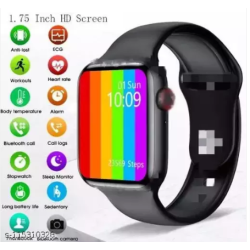 W26+ Plus Pro Smartwatch 1.7 in HD Full Touch Screen with Call|Notification|Heart Rate Tracking for Android & iOS Smart Watch