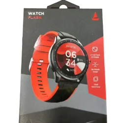 Watch Flash Round Dial Smart Watch Full Touch LCD Display Sports Smartwatch