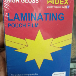 Widex 125 Micron High Gloss Film ID size (65mm * 95mm) 100 PCs Pack Lamination Pouch