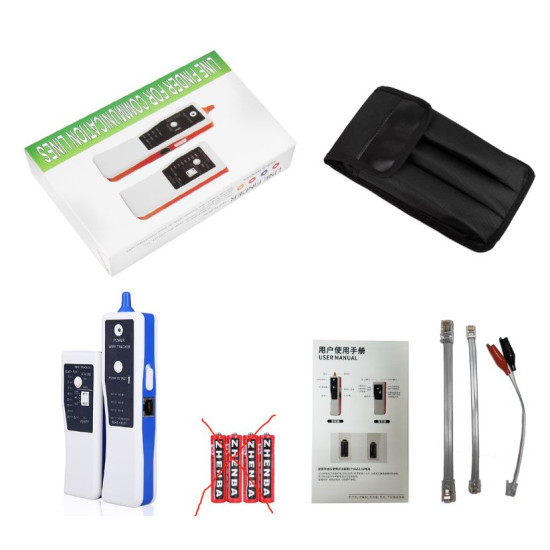 Wire Tracker Cable Break Point Tester for Network Cable RJ45, Ethernet LAN, Telephone Line RJ11 Cable Tester