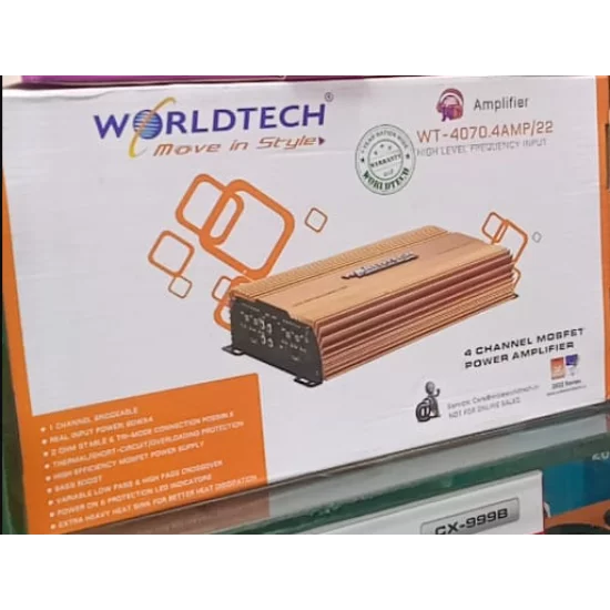 Worldtech Car Amplifier Worldtech Wt4070 4amp Car Amplifier Price India