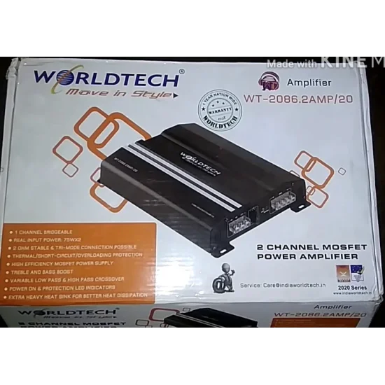 Worldtech V18 Amplifier Worldtech Wt2086 V18 Amplifier Car shop now!