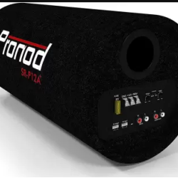 Worldtech 12 Inch WT-1202 6400 Watts High Power Active Bass Tube Subwoofer with Inbuilt Amplifier Powerful Audio and Deep Car BassTube Subwoofer